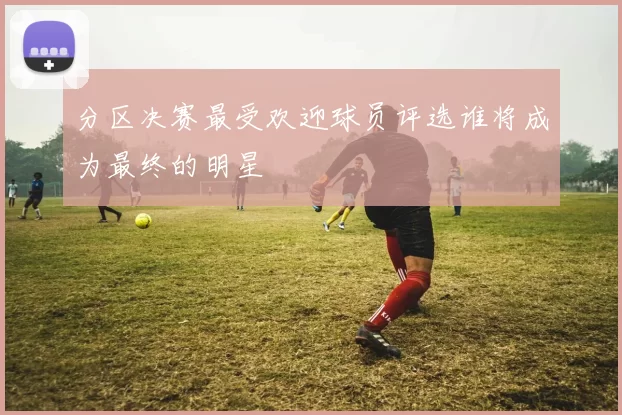 分区决赛最受欢迎球员评选谁将成为最终的明星