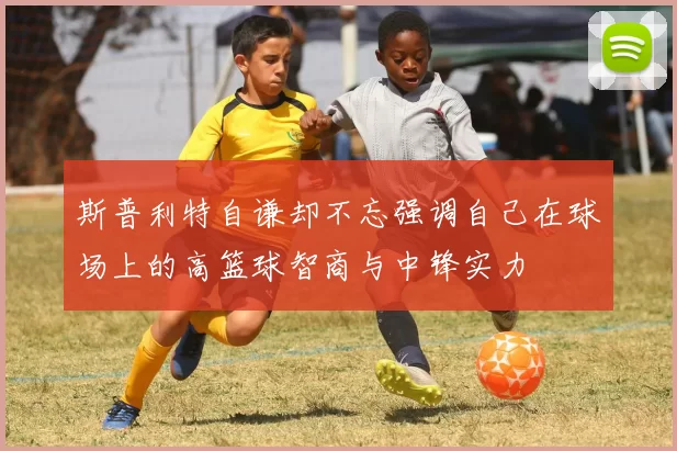 斯普利特自谦却不忘强调自己在球场上的高篮球智商与中锋实力